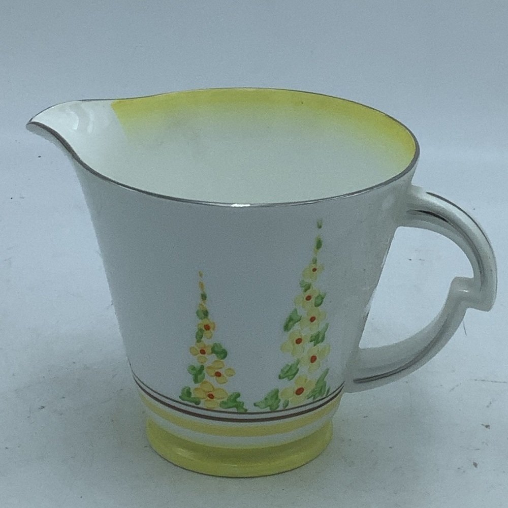 Standard China England Yellow Flowered  Creamer